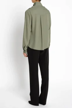 Hot Bruuns Bazaar CamillaBBZigrid blouse - Deep Olive