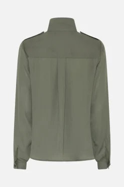 Hot Bruuns Bazaar CamillaBBZigrid blouse - Deep Olive