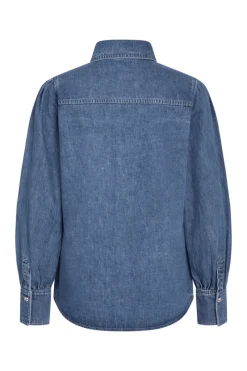 Sale Bruuns Bazaar CanaBBBess shirt - Dark Blue denim