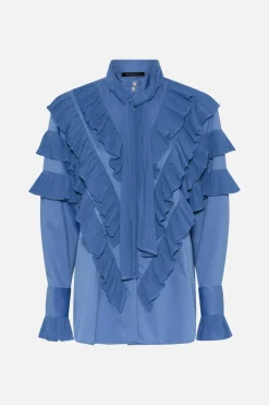 Fashion Bruuns Bazaar CardiniBBTilja shirt - Cornflower blue