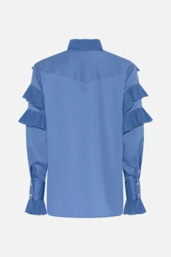 Fashion Bruuns Bazaar CardiniBBTilja shirt - Cornflower blue