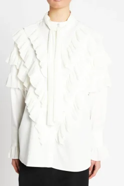 Outlet Bruuns Bazaar CardiniBBTilja shirt - Snow White