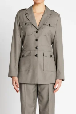 Online Bruuns Bazaar CarotaBBBakita Jacket - Concrete