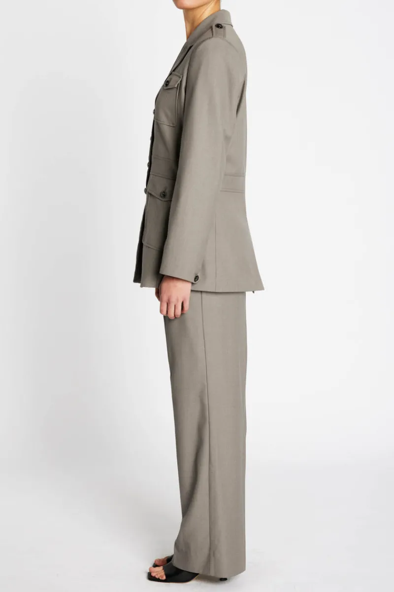 Outlet Bruuns Bazaar CarotaBBElizi pants - Concrete