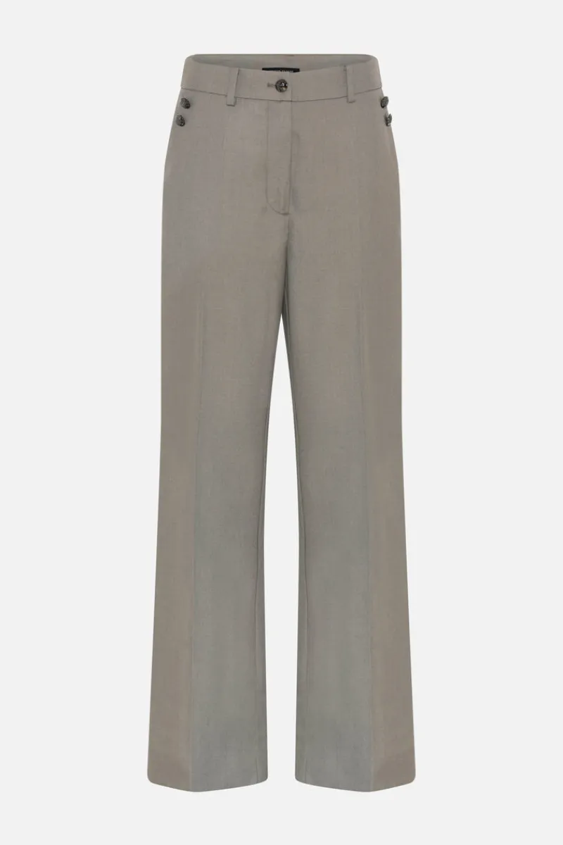 Outlet Bruuns Bazaar CarotaBBElizi pants - Concrete