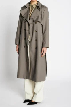 Outlet Bruuns Bazaar CarotaBBTori coat - Concrete