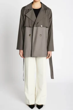 Outlet Bruuns Bazaar CarotaBBToya Jacket - Concrete