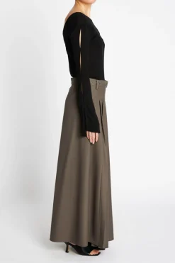 New Bruuns Bazaar CarotaBBTuva skirt - Dark Concrete