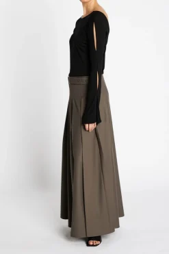 New Bruuns Bazaar CarotaBBTuva skirt - Dark Concrete