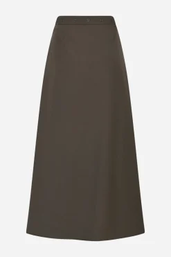 New Bruuns Bazaar CarotaBBTuva skirt - Dark Concrete