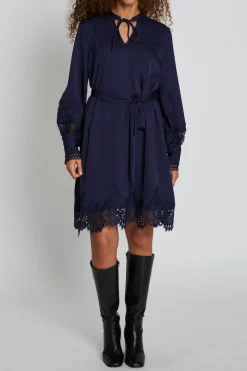 Hot Bruuns Bazaar Cedars Felicia jurk - Marine