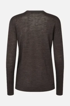 Best Bruuns Bazaar CharleneBBRound Neck knit - Delicioso