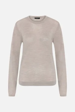 Online Bruuns Bazaar CharleneBBRRonde halsbreisel - Sand Melange