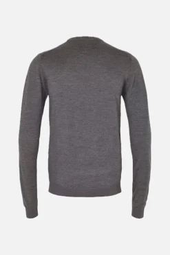 Discount Bruuns Bazaar CharlesBB Crew Neck - Middengrijs mel