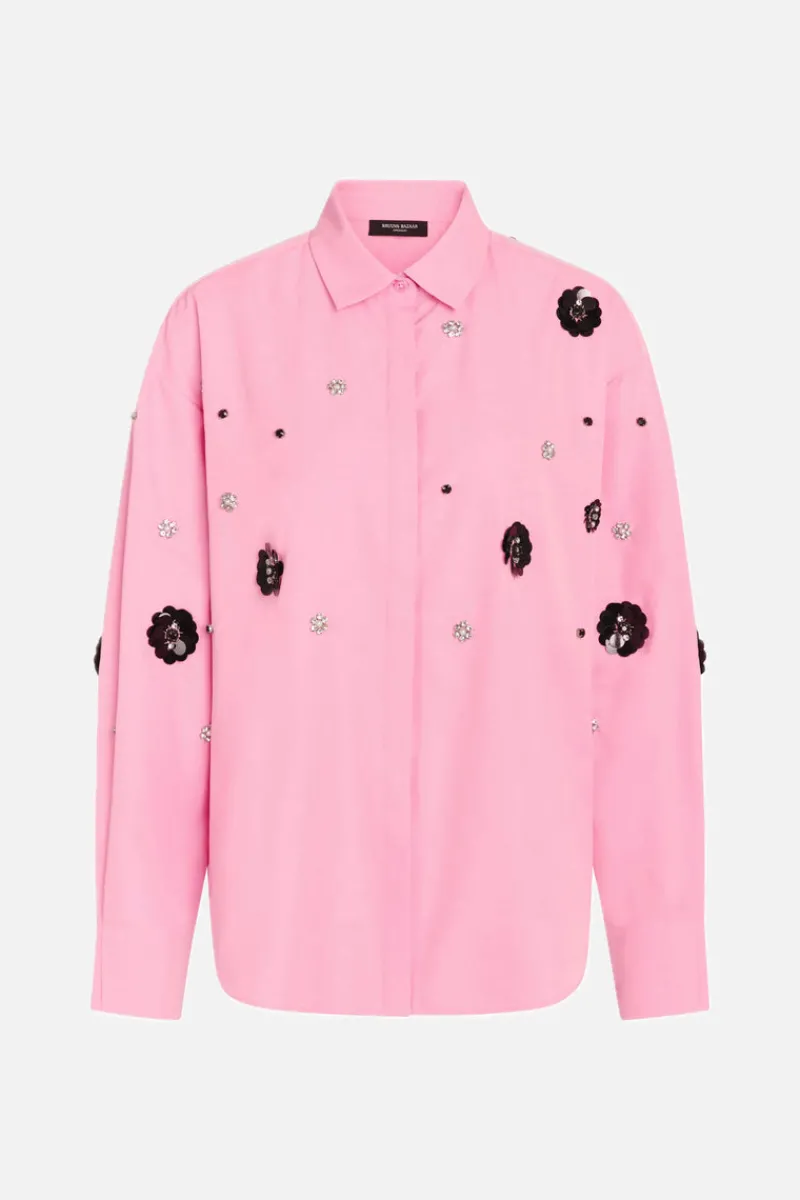 Discount Bruuns Bazaar ChrisoulaBBBeia shirt - Pastel Lavender
