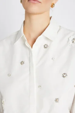 Hot Bruuns Bazaar ChrisoulaBBBeia shirt - Snow White