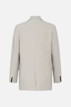 Hot Bruuns Bazaar CindySus Frida blazer - Lichtgrijs gemêleerd