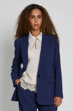 Fashion Bruuns Bazaar CindySus Frida blazer - Middeleeuws Blauw