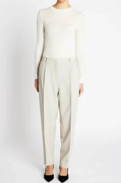 Hot Bruuns Bazaar CindySusBBDagny pants - Silver Cloud melange