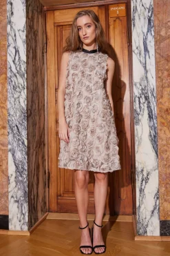 Sale Bruuns Bazaar ClarkiaBBChi jurk - Beige/zwart