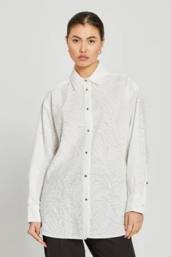 Best Bruuns Bazaar Coreopsis Blauw shirt - Sneeuwwitje
