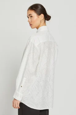 Best Bruuns Bazaar Coreopsis Blauw shirt - Sneeuwwitje