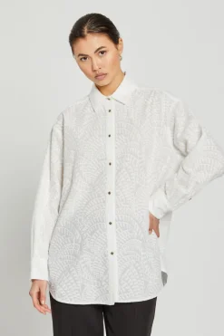 Best Bruuns Bazaar Coreopsis Blauw shirt - Sneeuwwitje