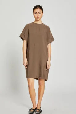 Best Bruuns Bazaar CressBBGigi jurk - Shitake
