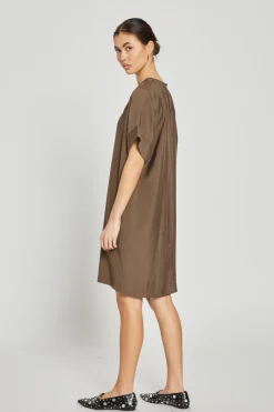 Best Bruuns Bazaar CressBBGigi jurk - Shitake