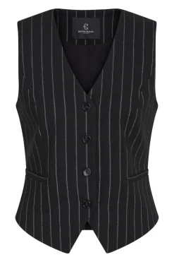 Best Bruuns Bazaar DecumariaBBBielle waistcoat - Black with lurex