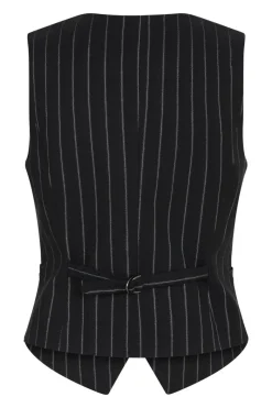Best Bruuns Bazaar DecumariaBBBielle waistcoat - Black with lurex
