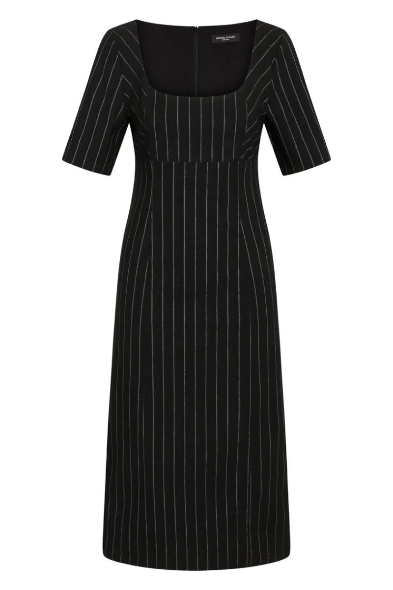 Best Bruuns Bazaar DecumariaBBGemma jurk - Zwart met lurex