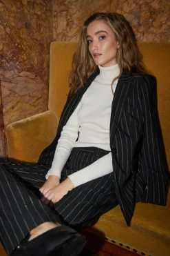 Clearance Bruuns Bazaar DecumariaBBNora blazer - Zwart met lurex