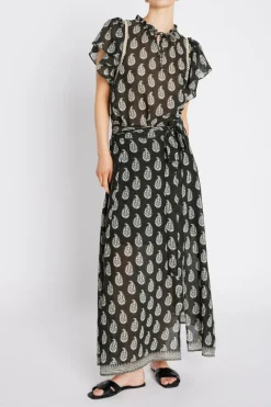 Discount Bruuns Bazaar DuscleBBMaela skirt - Black/Cream