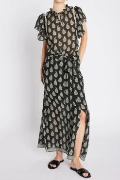 Discount Bruuns Bazaar DuscleBBMaela skirt - Black/Cream