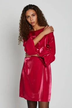 Discount Bruuns Bazaar EncalyptaBBZoya dress - Red