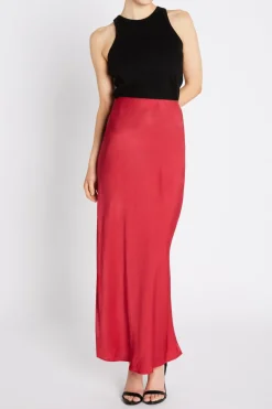 Clearance Bruuns Bazaar EuterpaBBJoanelle skirt - Deep Claret