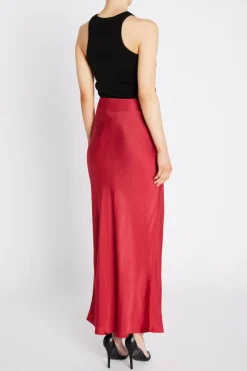 Clearance Bruuns Bazaar EuterpaBBJoanelle skirt - Deep Claret