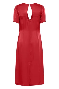 New Bruuns Bazaar EuterpaBBNemi dress - Deep Claret