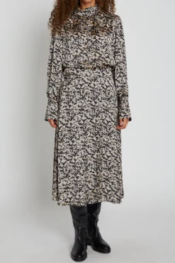 Outlet Bruuns Bazaar FloretBBAmattas skirt - Sand Black