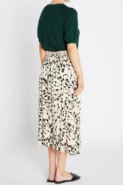 Fashion Bruuns Bazaar FloretBBAmattas skirt - White Cream AOP