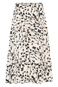 Fashion Bruuns Bazaar FloretBBAmattas skirt - White Cream AOP