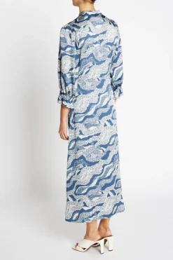 Sale Bruuns Bazaar FloretBBClarenas dress - Blue lace print