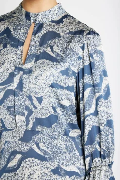 Sale Bruuns Bazaar FloretBBClarenas dress - Blue lace print