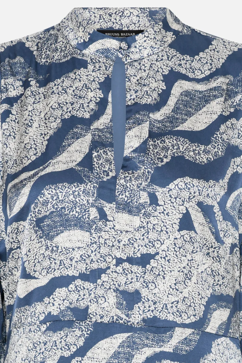 Sale Bruuns Bazaar FloretBBClarenas dress - Blue lace print