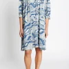 Outlet Bruuns Bazaar FloretBBTamia dress - Blue lace print