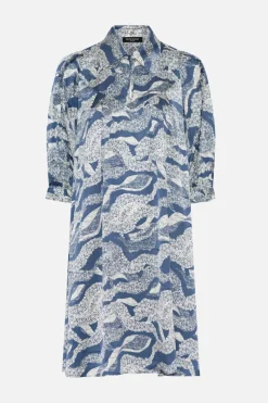 Outlet Bruuns Bazaar FloretBBTamia dress - Blue lace print