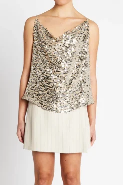 New Bruuns Bazaar FoliumBBMeria top - Silver