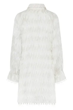 Discount Bruuns Bazaar FrillyBBArmade dress - Snow White