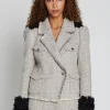 Online Bruuns Bazaar FumewortBBZohie blazer - Grey Check